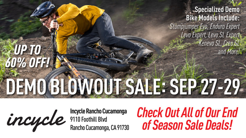 Demo Blowout Sale @ Incycle Rancho Cucamonga – Incycle Bicycles