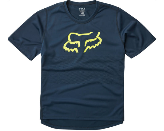 Fox Ranger Jersey SS Navy Youth LG