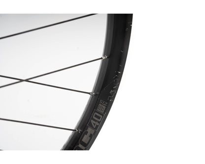 SUN RINGLE DUROC 40 EXPERT FRONT WHEEL - 27.5 15 X 110MM BOOST 6-BOLT BLACK (NEW OTHER)