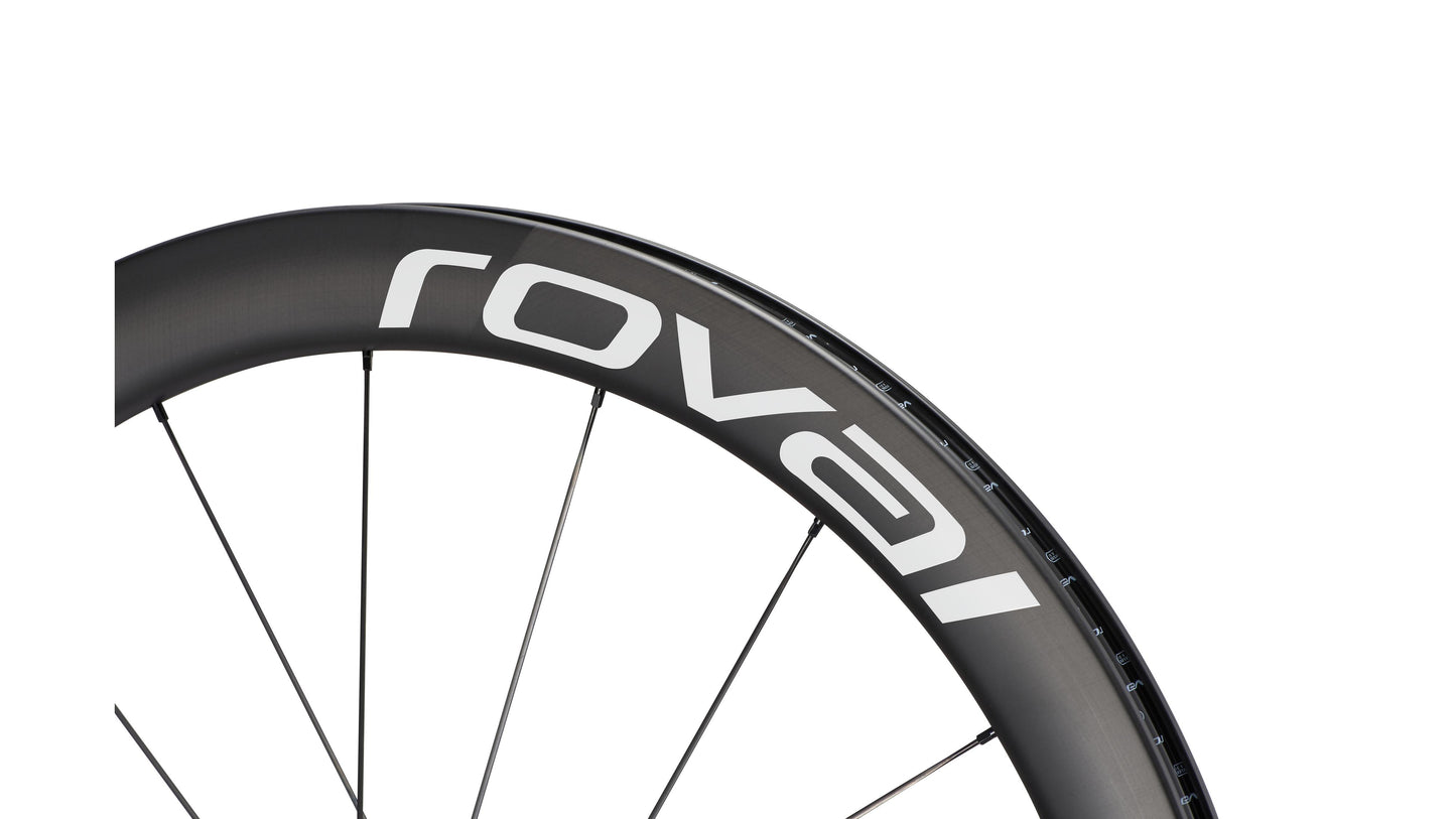 Specialized Roval Rapide CLX II - Satin Carbon / Gloss White 700c Rear