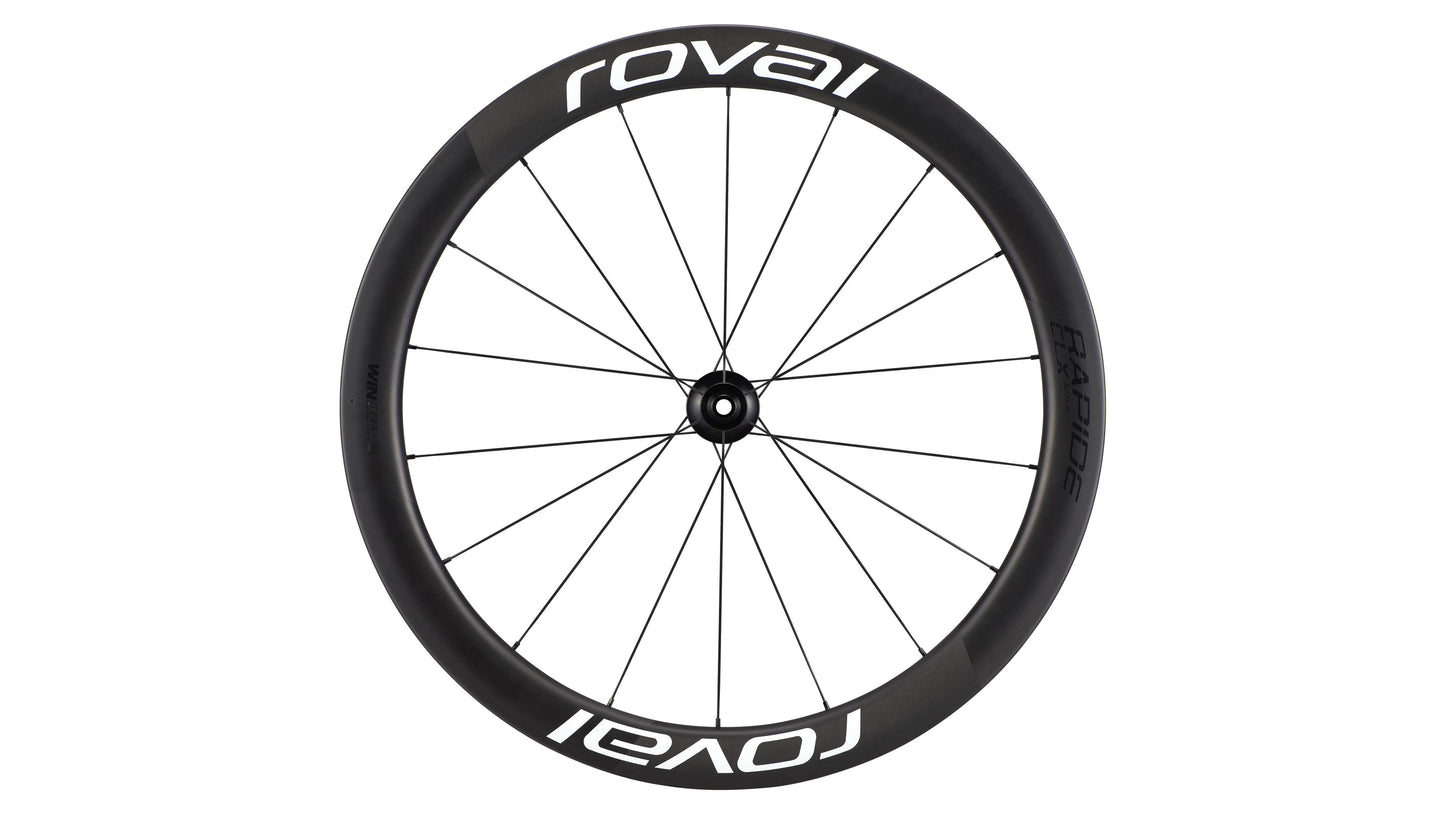 Specialized Roval Rapide CLX II - Satin Carbon / Gloss White 700c Rear