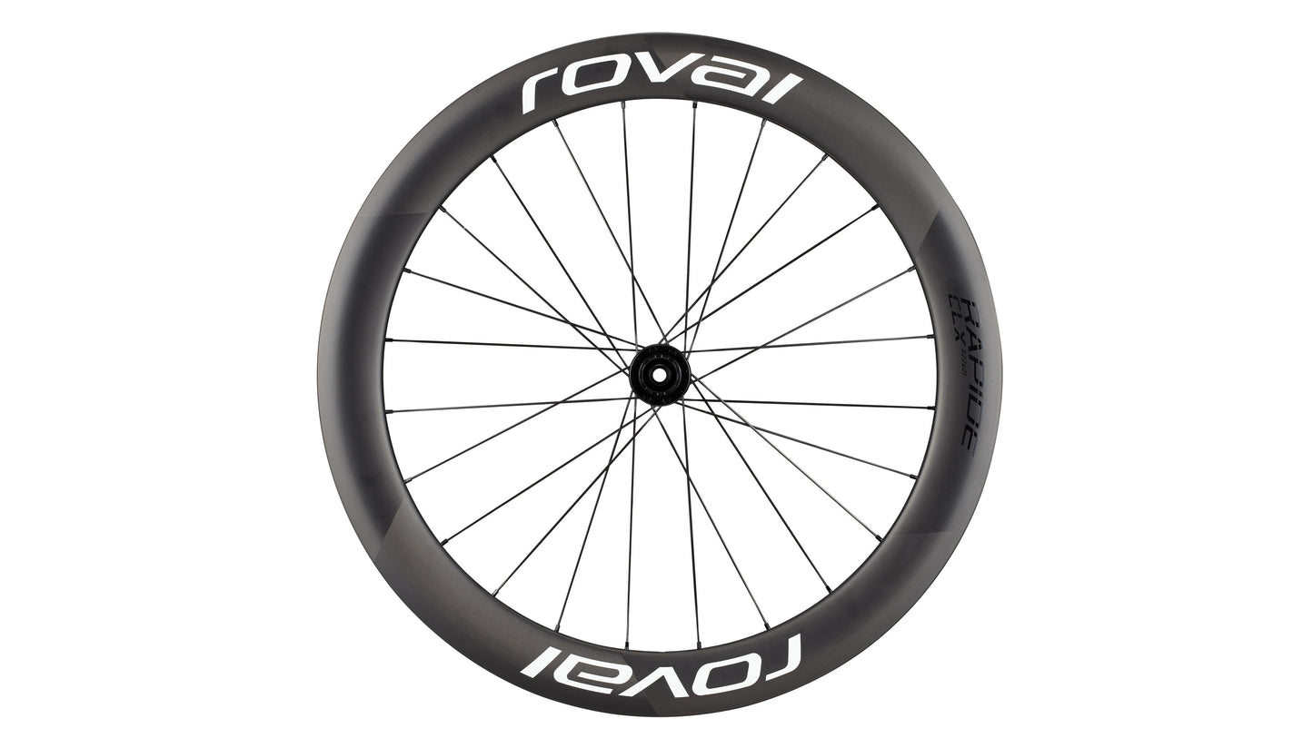 Specialized Roval Rapide CLX II - Satin Carbon / Gloss White 700c Front