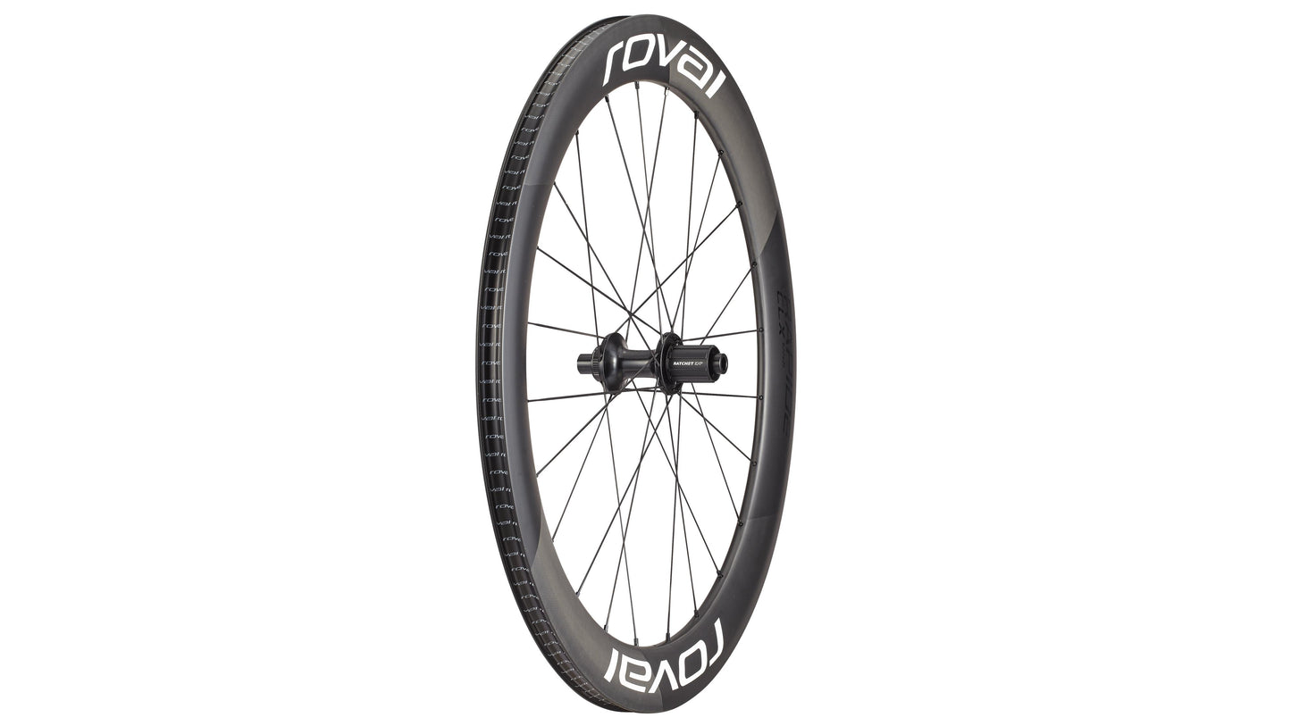 Specialized Roval Rapide CLX II - Satin Carbon / Gloss White 700c Front