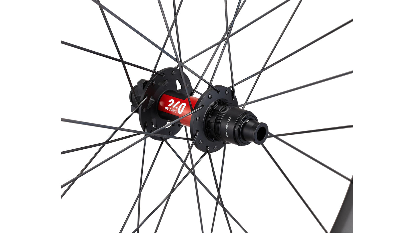 Specialized Roval Traverse SL II 240 6B - Satin Carbon / Gloss Black 29 Front 28H