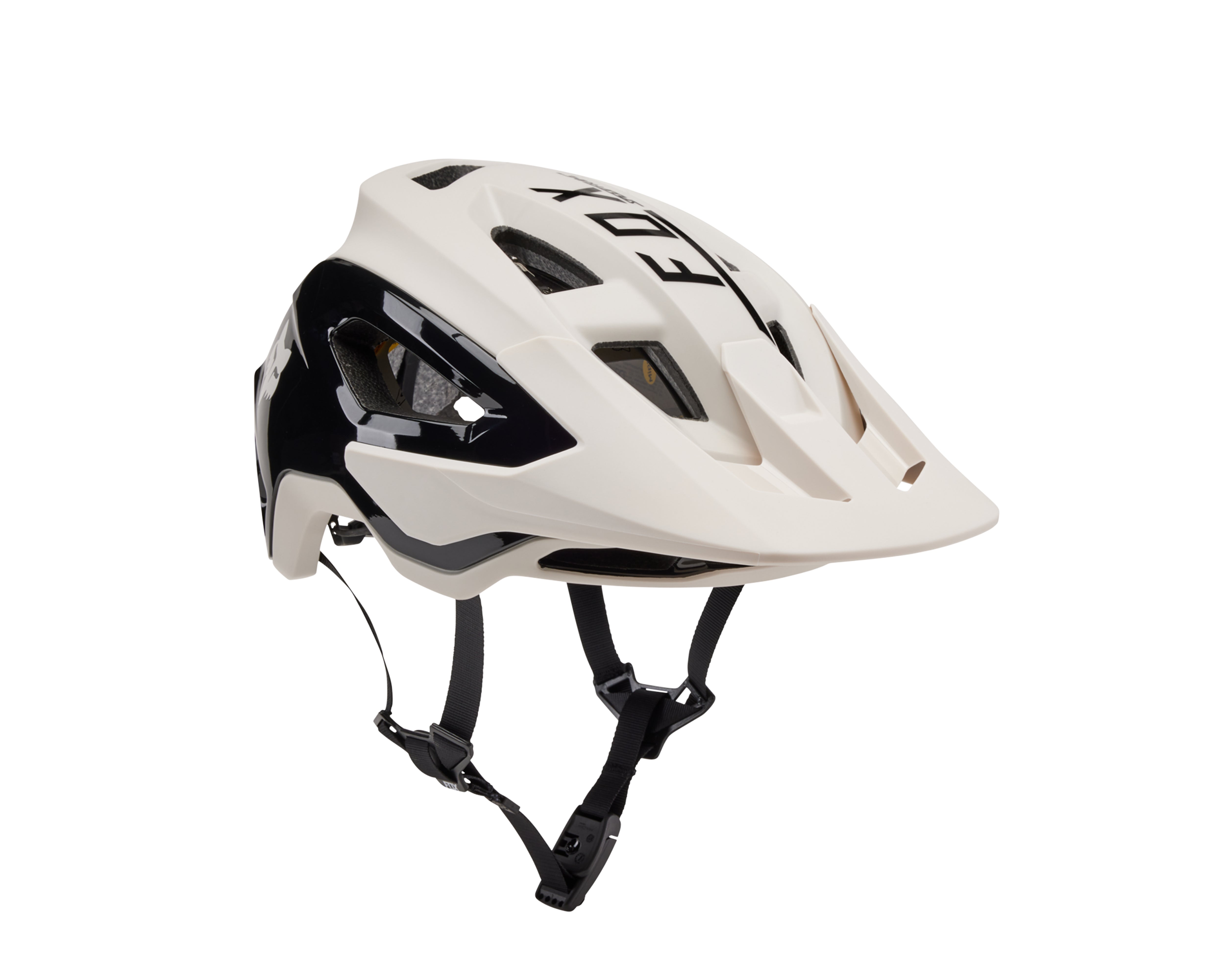 Fox Speedframe Pro Helmet Blocked Vintage White – Incycle Bicycles