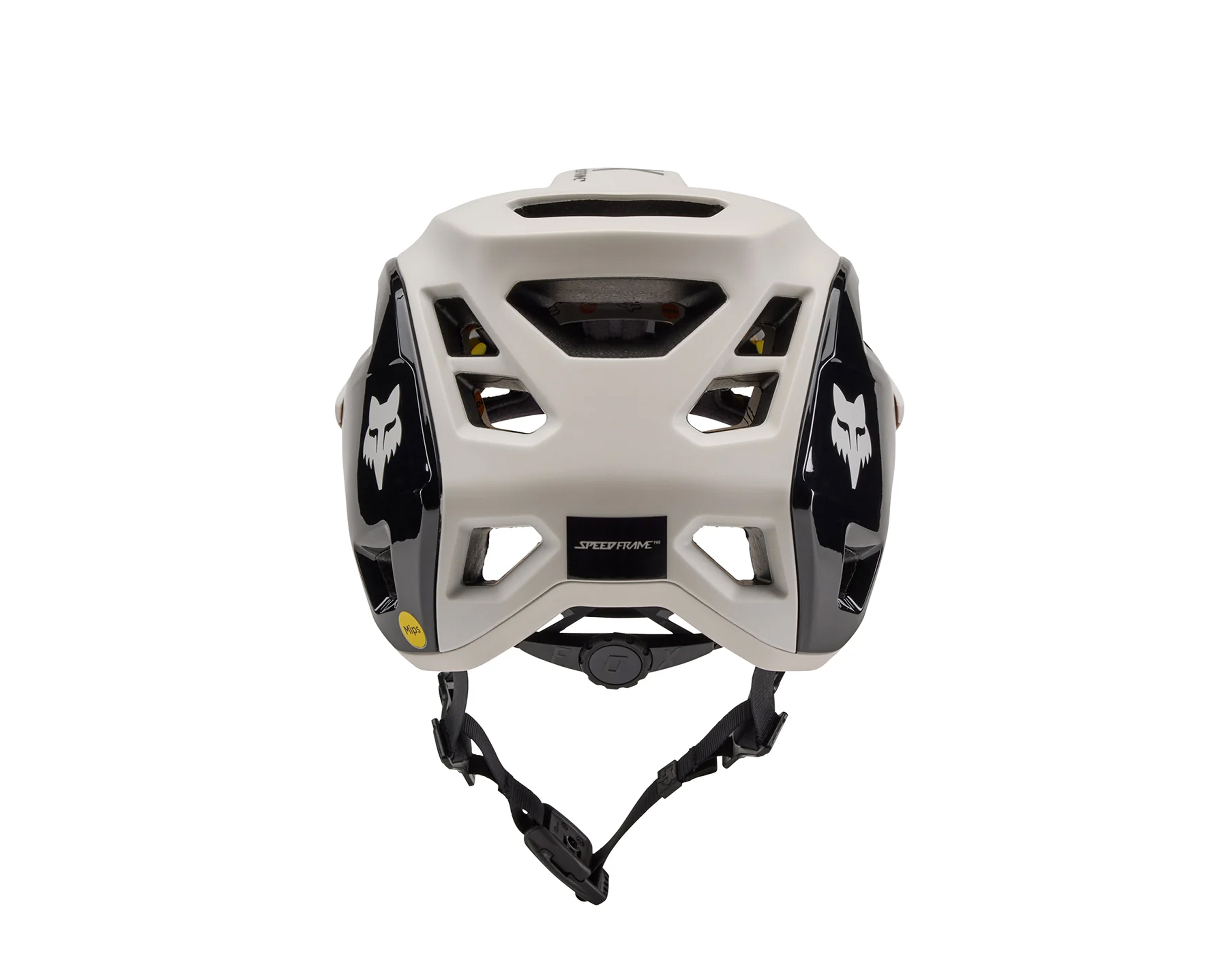 Fox Speedframe Pro Helmet Blocked Vintage White – Incycle Bicycles