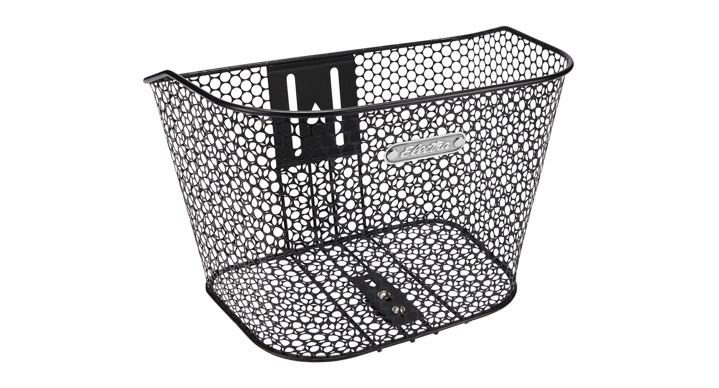 Electra Basket  Honeycomb Headset Mounted Front