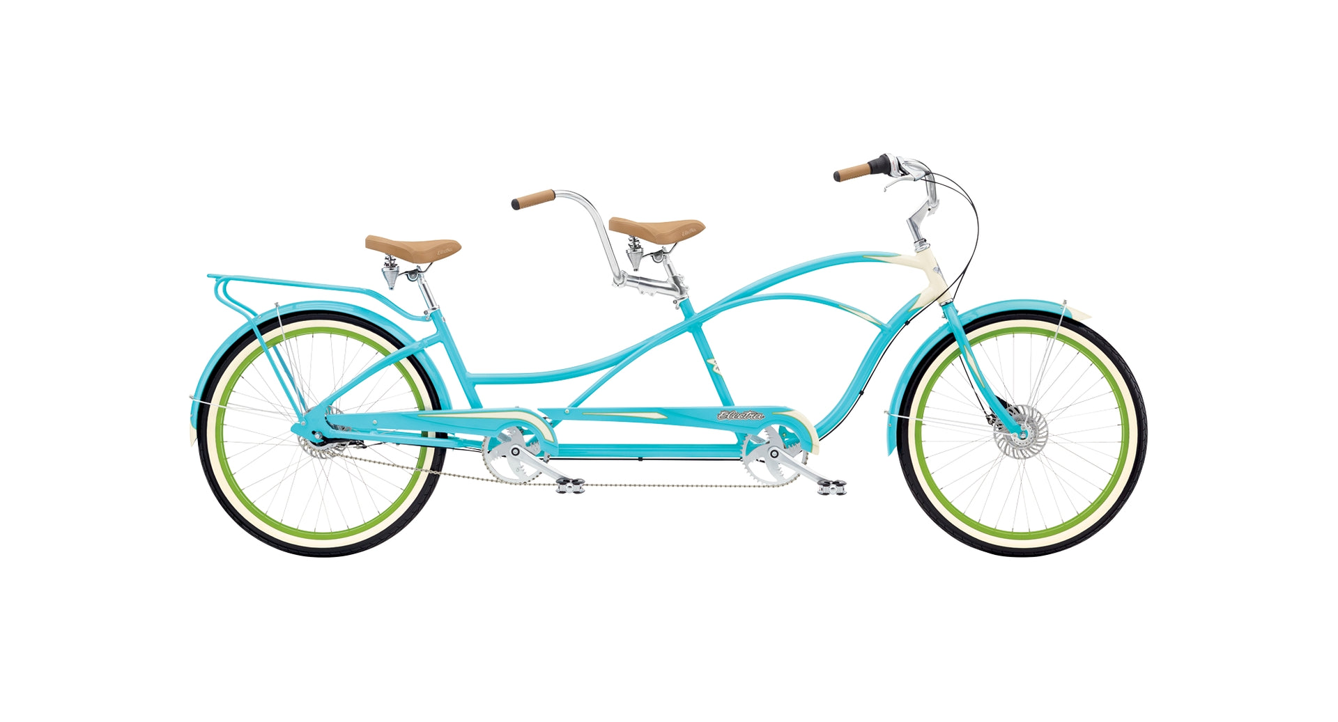 electric tandem bicycle for sale Electra Super Deluxe Tandem 7i M Aqua/Cream – Incycle Bicycles