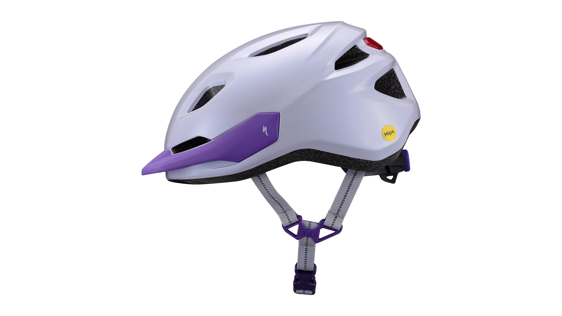 bike helmet with led assorted colors Specialized Shuffle 2 LED, UV Lilac Child