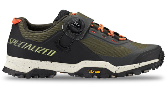 Specialized Rime 2.0 Mountain Bike Shoe - Dark Moss Green / Limestone / Cactus Bloom 48