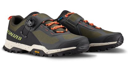 Specialized Rime 2.0 Mountain Bike Shoe - Dark Moss Green / Limestone / Cactus Bloom 48