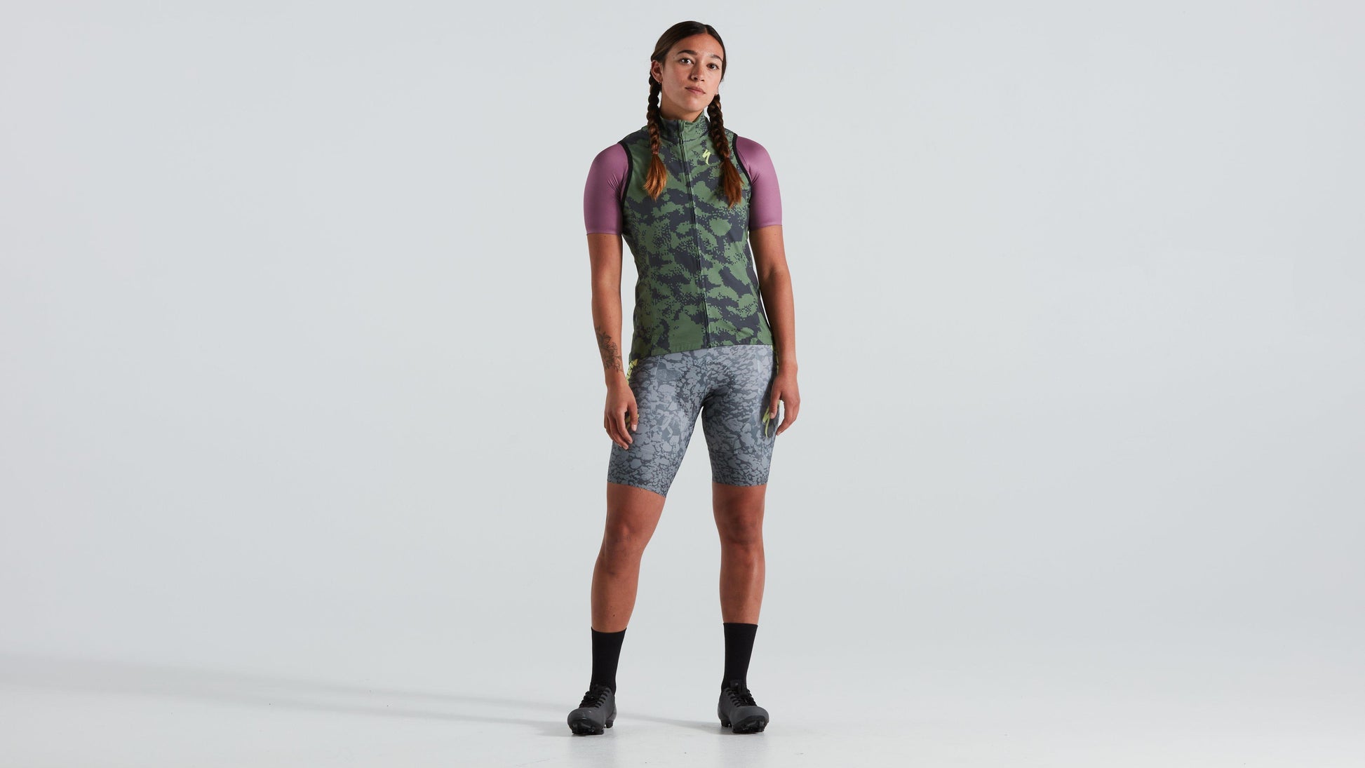 INCYCLE Specialized Women'S Surface Studies Deflect Vest - Gray / Green