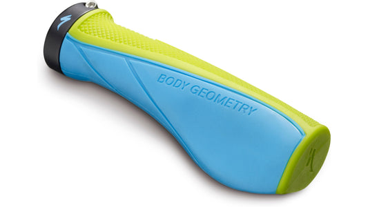 Specialized Contour XC Grips - Hyper Green / Cyan One Size
