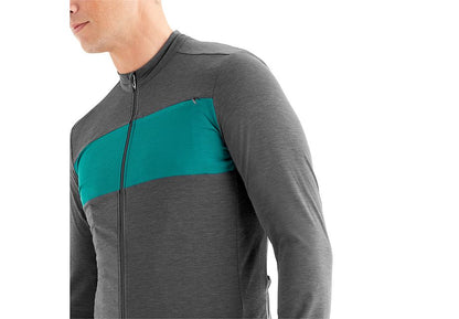Specialized Rbx Drirelease Merino Jersey Ls Jersey Carbon/Deep Turquoise