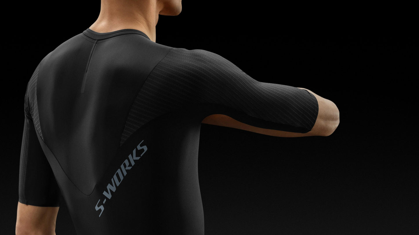 Specialized Men's S-Works Aero Short Sleeve Skin Suit - Black M