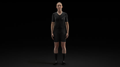 Specialized Women's S-Works Aero Short Sleeve Skin Suit - Black L