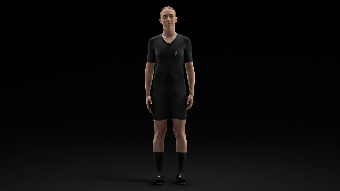 Specialized Women's S-Works Aero Short Sleeve Skin Suit - Black XS
