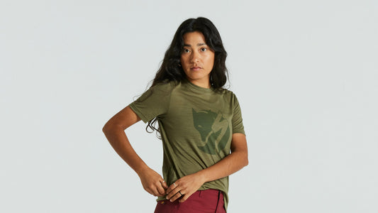 SPECIALIZED Specialized Women'S Specialized/Fjällräven Wool Short Sleeve Tee