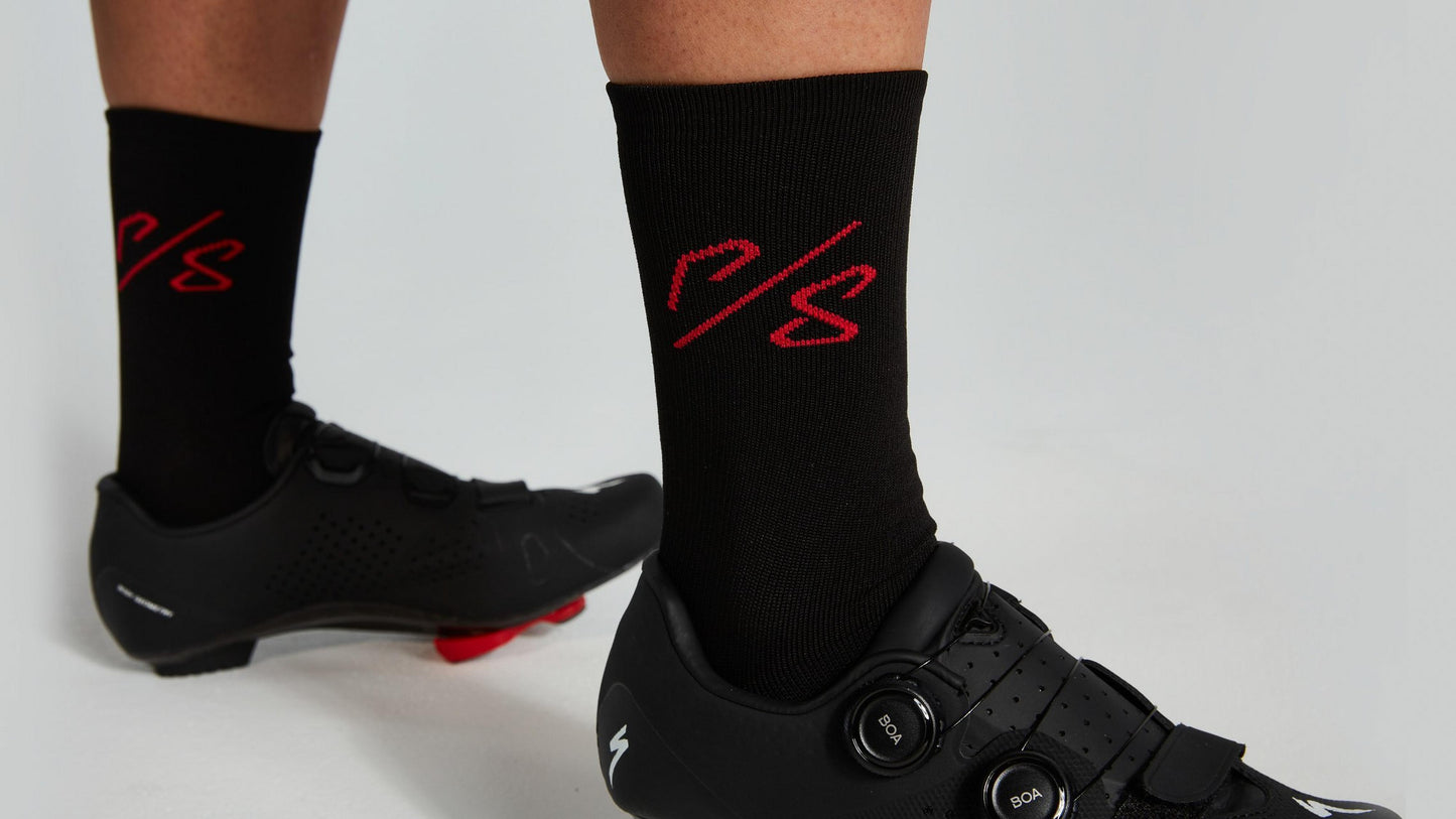 Specialized Soft Air Tall Sock Sagan Decon Red