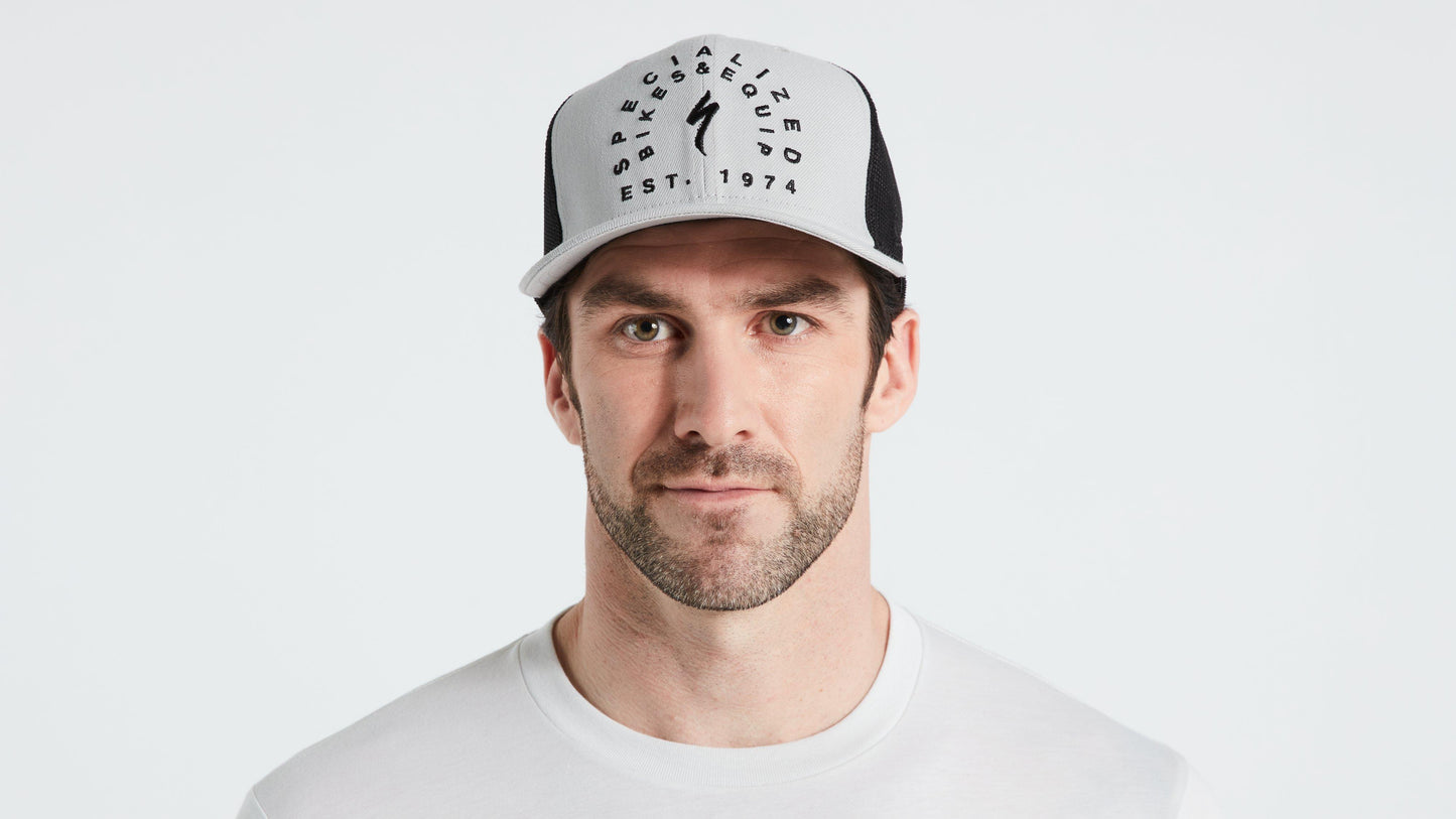 Specialized New Era Stoke Trucker Hat - Dove Grey One Size