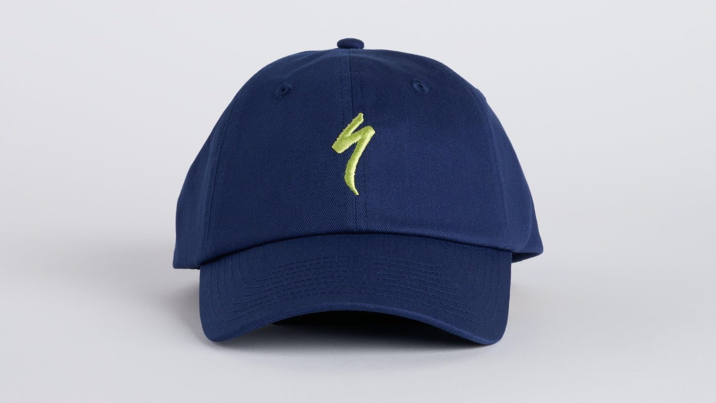 Specialized Youth S-Logo 6-Panel Dad Hat - Deep Marine One Size