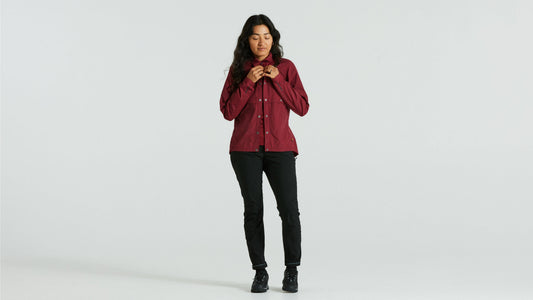 SPECIALIZED Specialized Women'S Specialized/Fjällräven Rider'S Wind Jacket - Pomegranate Red