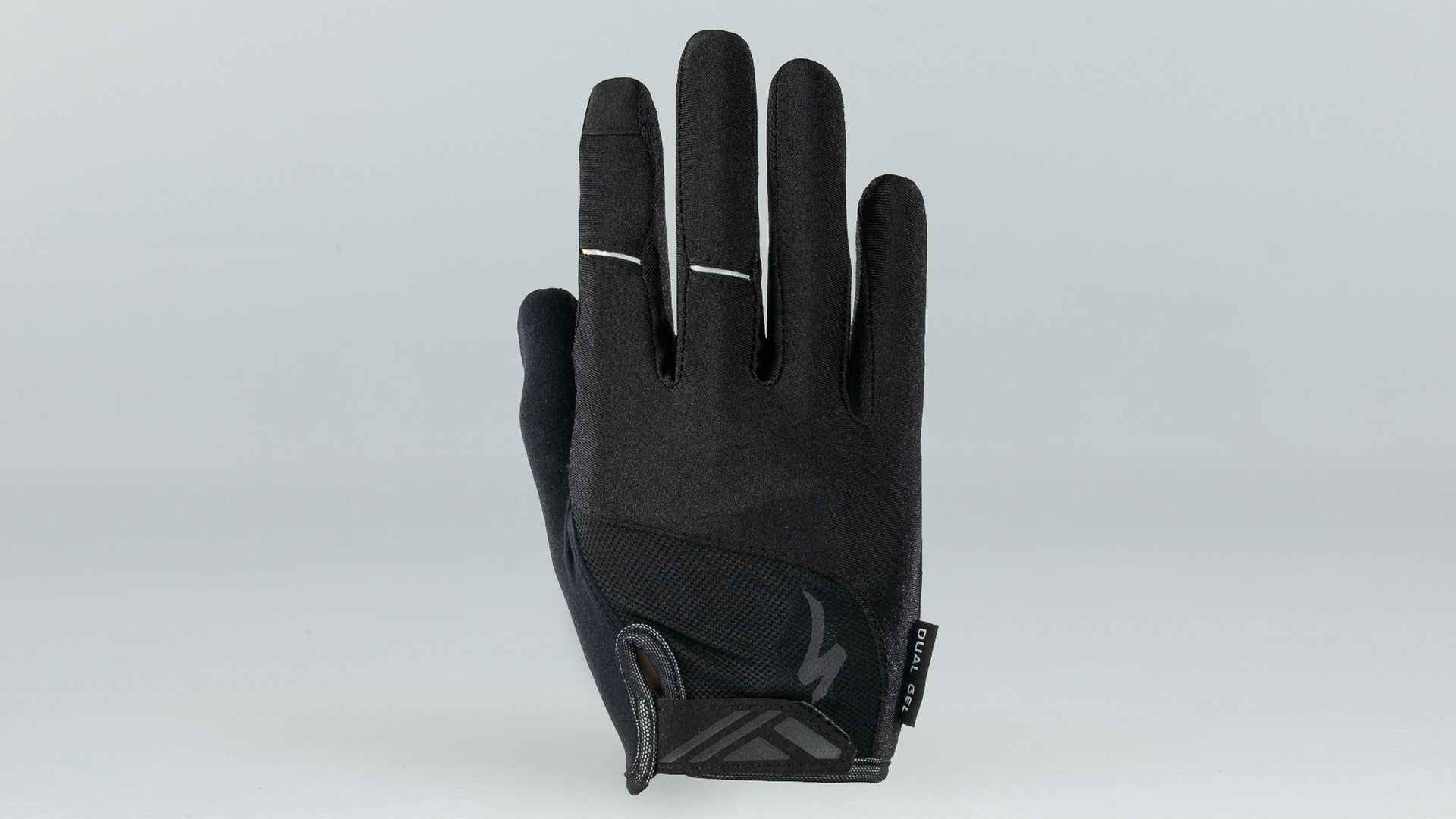 gel bicycle gloves Specialized Body Geometry Dual-Gel Long Finger Gloves (Black) (S)