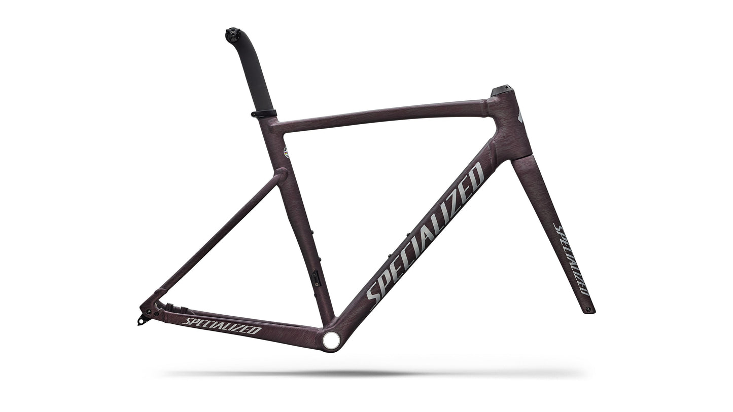 2026 Specialized Allez Sprint Frameset - D'Aluisio Smartweld Alloy - Smoke / Silver Dust Speckle