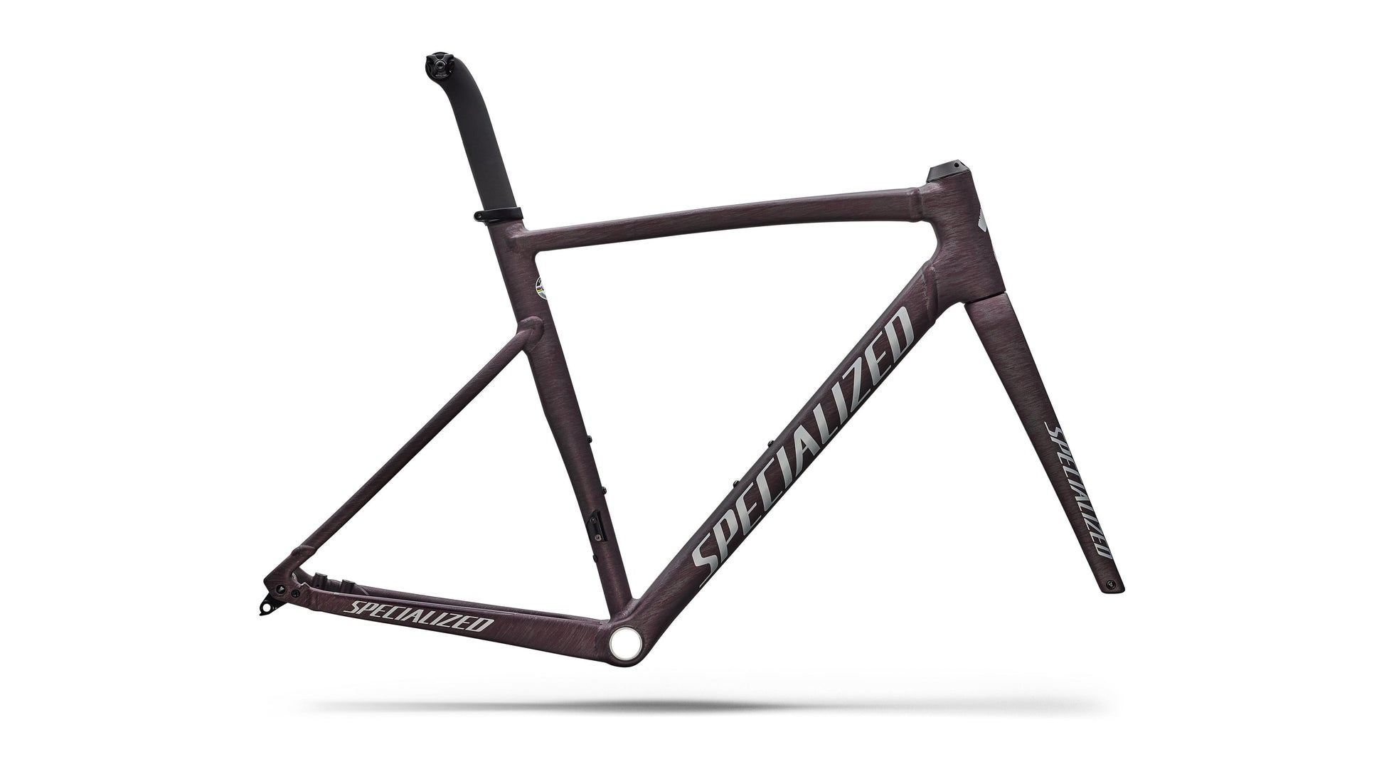 2026 Specialized Allez Sprint Frameset - D'Aluisio Smartweld Alloy - Smoke / Silver Dust Speckle