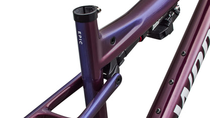 2027 Specialized S-Works Epic 9 Frameset - Gloss Bordeaux Metallic / Blue Pearl Edge Fade / Metallic White Silver