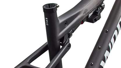 2027 Specialized S-Works Epic 9 Frameset - Satin Carbon / Metallic White Silver
