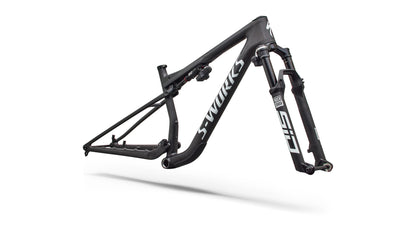 2027 Specialized S-Works Epic 9 Frameset - Satin Carbon / Metallic White Silver