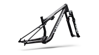 2027 Specialized S-Works Epic 9 Frameset - Satin Carbon / Metallic White Silver
