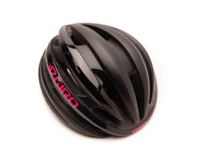 GIRO WOMEN'S EMBER MIPS ROAD HELMET (MATTE BLACK/BRIGHT PINK) (NO)