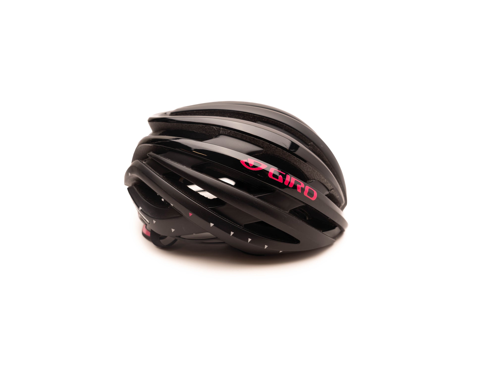 womens black bicycle helmet GIRO WOMEN'S EMBER MIPS ROAD HELMET (MATTE BLACK/BRIGHT PINK) (NO)