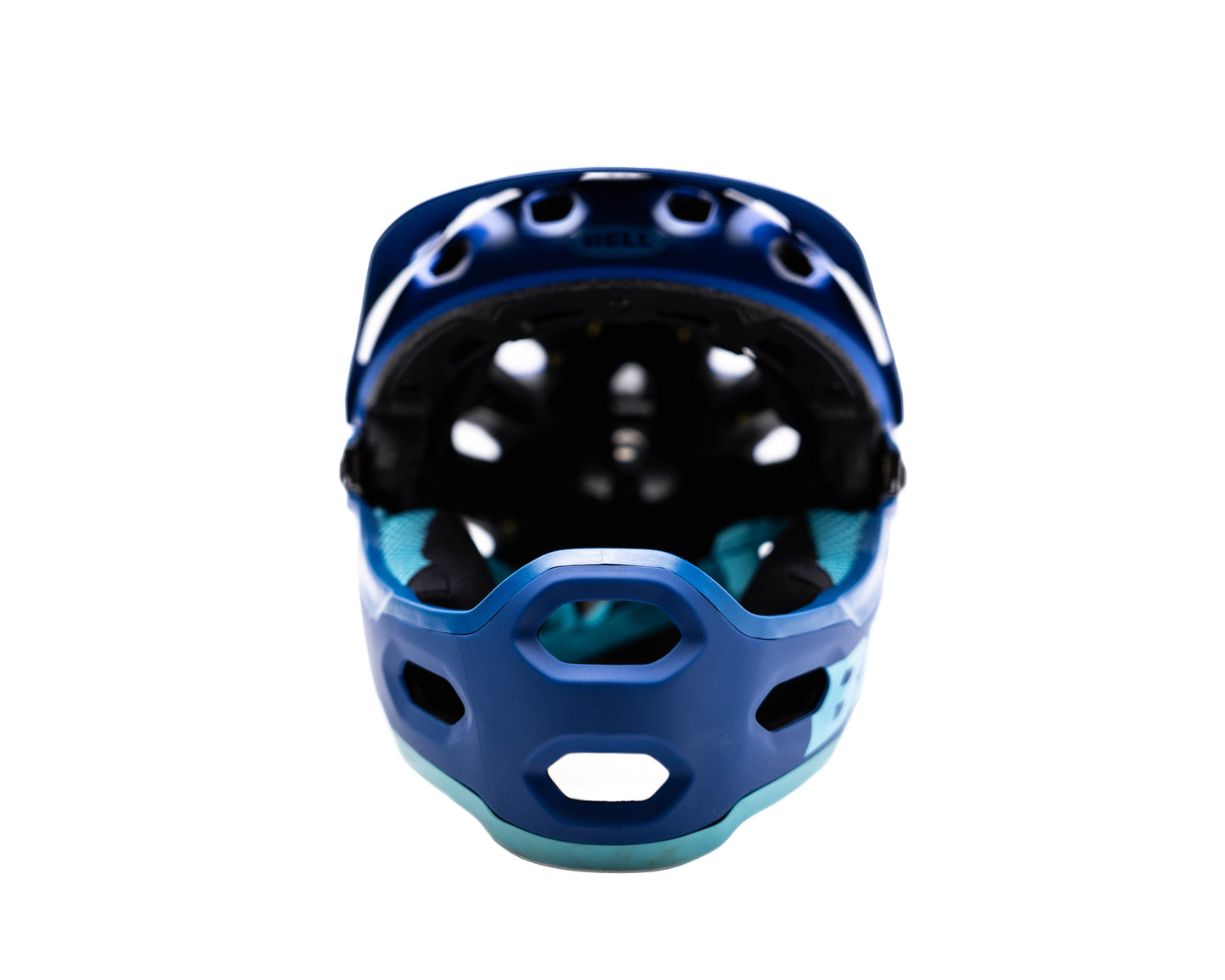 [Open Box] Bell Super 3R MIPS Helmet Mat Blu/Brt Blu SM