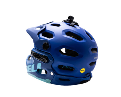 [Open Box] Bell Super 3R MIPS Helmet Mat Blu/Brt Blu SM