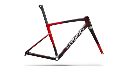 2027 Specialized S-Works Crux 5 Frameset - FACT 12r Carbon - Cayenne Metallic / Red Tint / White Silver Metallic