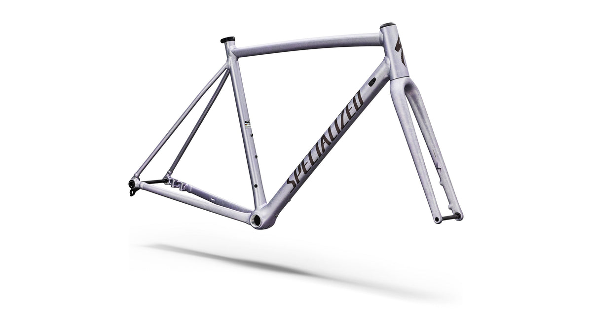 2027 Specialized Crux DSW Frameset - D'Aluisio Smartweld Alloy - Silver Dust / Warm Smoke Metallic