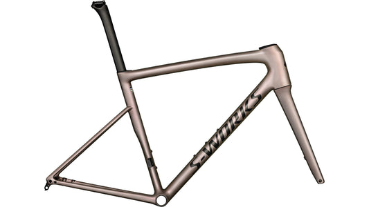 2025 Specialized S-Works Tarmac SL8 Frameset - FACT 12r Carbon - Gloss Viavi Red Gold Over Silver / Satin Metallic Obsidian