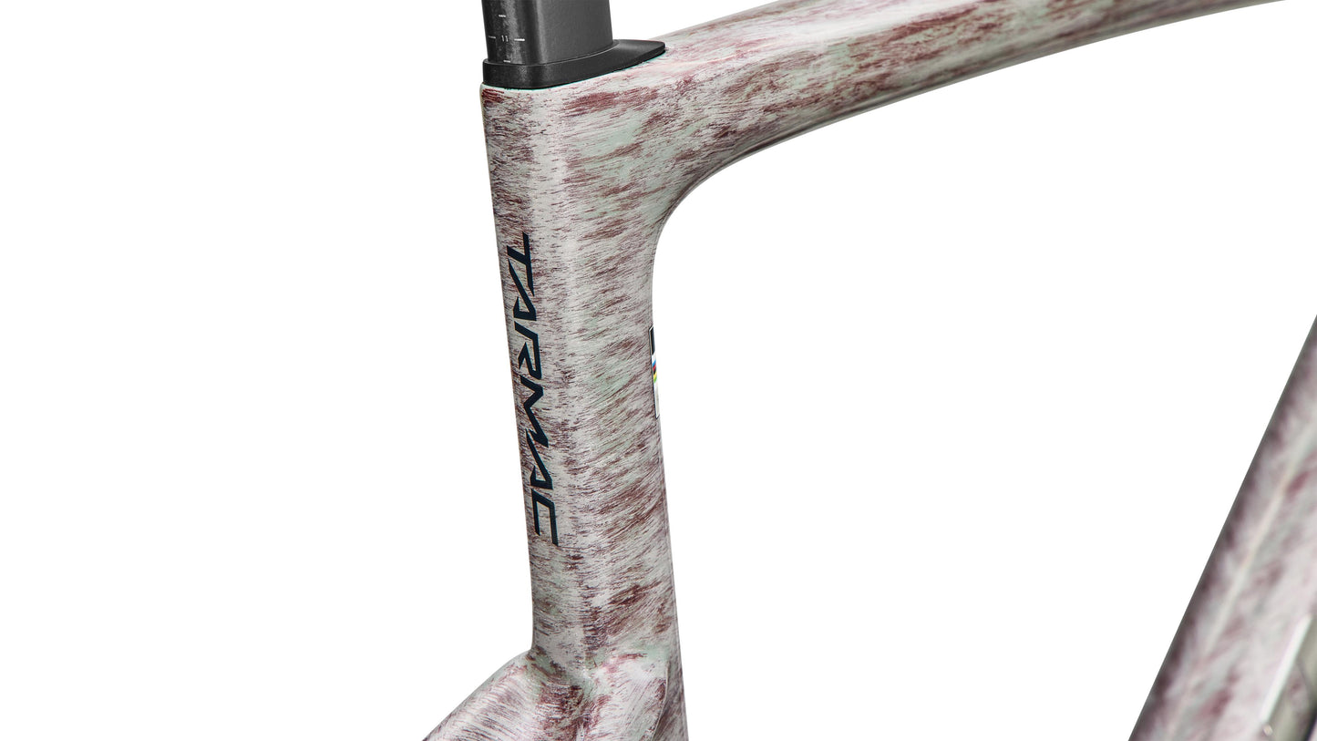 2027 Specialized S-Works Tarmac SL9 Frameset - FACT 12r Carbon - Gloss Dolomite Metallic / Chrome