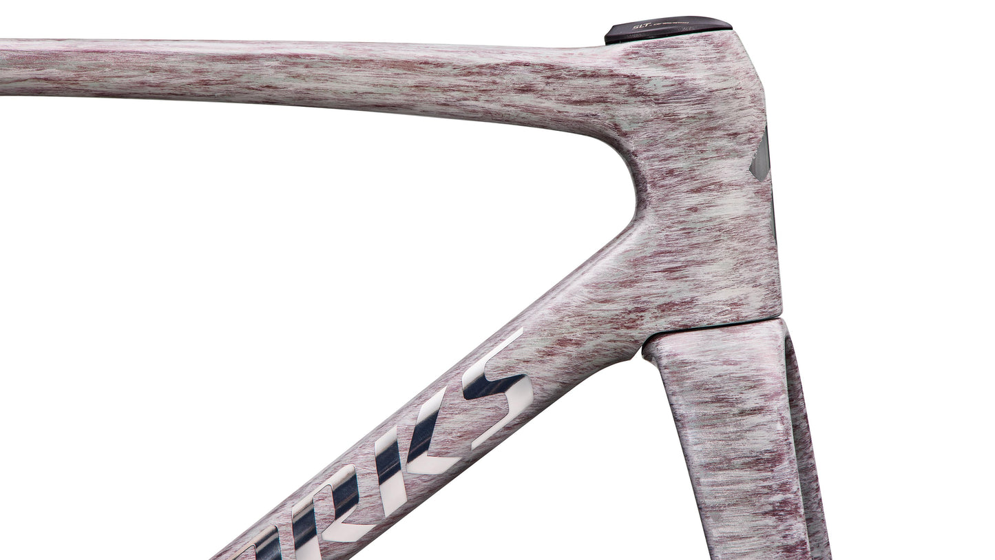 2027 Specialized S-Works Tarmac SL9 Frameset - FACT 12r Carbon - Gloss Dolomite Metallic / Chrome