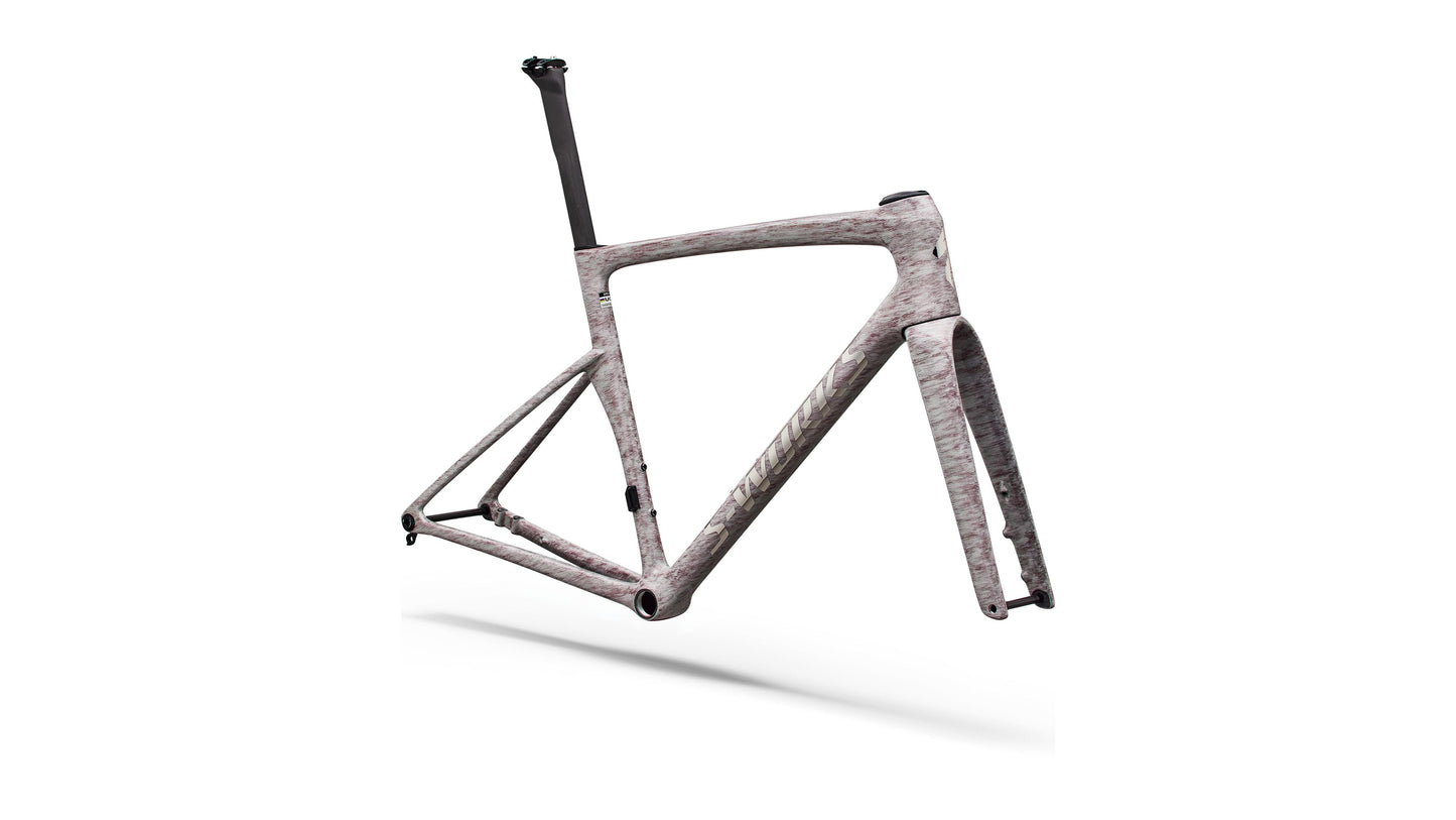 2027 Specialized S-Works Tarmac SL9 Frameset - FACT 12r Carbon - Gloss Dolomite Metallic / Chrome