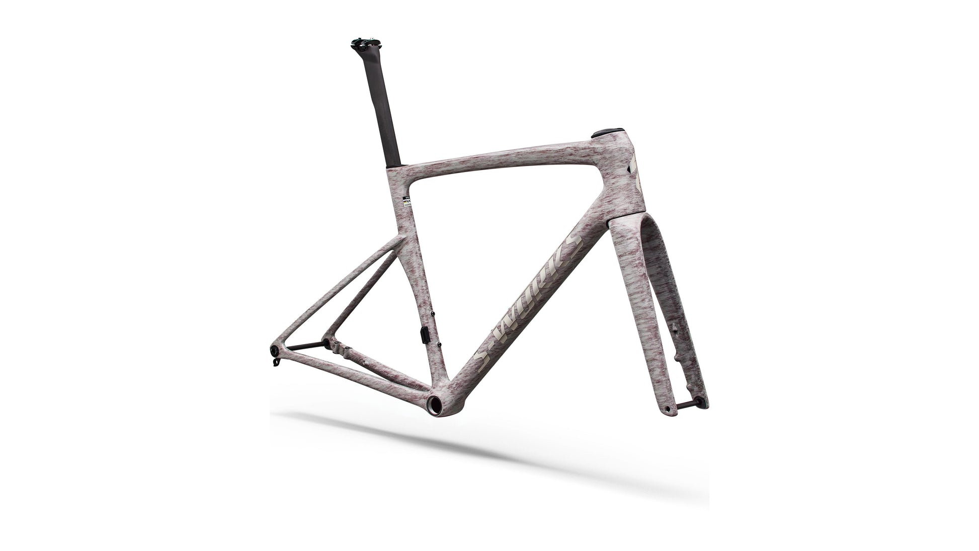 2027 Specialized S-Works Tarmac SL9 Frameset - FACT 12r Carbon - Gloss Dolomite Metallic / Chrome