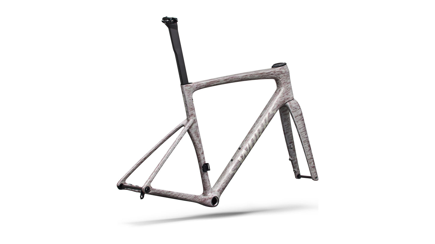 2027 Specialized S-Works Tarmac SL9 Frameset - FACT 12r Carbon - Gloss Dolomite Metallic / Chrome