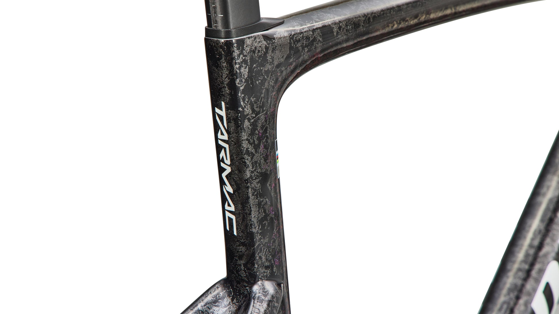 2027 Specialized S-Works Tarmac SL9 Frameset - FACT 12r Carbon - Gloss Carbon / Red To Blue Pearl / White