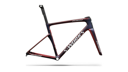 2027 Specialized S-Works Tarmac SL9 Team Replica Frameset - FDJ United - SUEZ - Gloss Red Tint / Blue Tint / Red Pearl