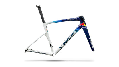 2027 Specialized S-Works Tarmac SL9 Team Replica Frameset - Red Bull - BORA - hansgrohe - Gloss Metallic White Silver / Deep Blue