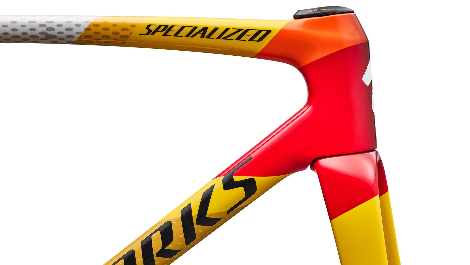 2027 Specialized S-Works Tarmac SL9 Team Replica Frameset - SD Worx - Protime - Gloss Vivid Red / Yellow / Dolomite Metallic
