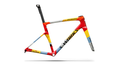 2027 Specialized S-Works Tarmac SL9 Team Replica Frameset - SD Worx - Protime - Gloss Vivid Red / Yellow / Dolomite Metallic